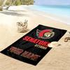 Name Custom Ottawa Senators Print Beach Towel, Large Soft Quick Dry Towel for Beach Camping Swimming