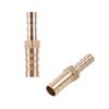 5 Pcs 8 To 6mm Reducer Connector Brass Barbed Hose Fitting Copper Coupler Adapter Garden Irrigation Water Hose Pipe Joint