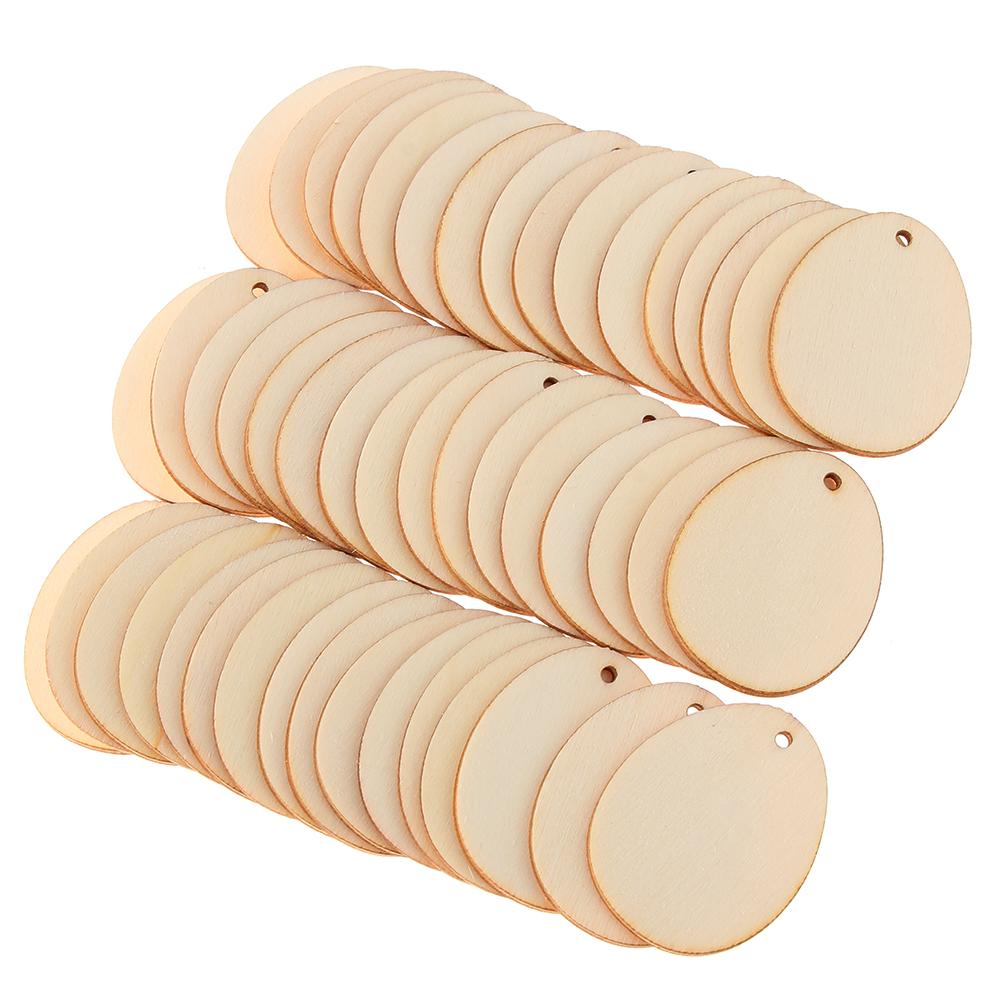 Craft Natural Wooden Hanging Ornaments Drawing Wood Slice Wood Chips Easter Decorations Easter Eggs