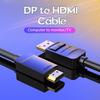 Vention DisplayPort To HDMI Cable 1080P@60Hz DP To HDMI Cable 4K Display Port HDMI for PC Laptop HDTV Projector DP To HDMI Cable