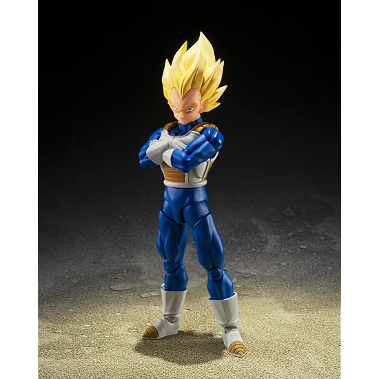 TAMASHII NATIONS S.H.Figuarts Dragon Ball Z Супер Сайян Веджета -Опасная гордость- Прибл.. 135 мм ПВХ