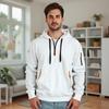 2025 New Men's Sweater Hoodie Zipper Multi-pocket Sports Top