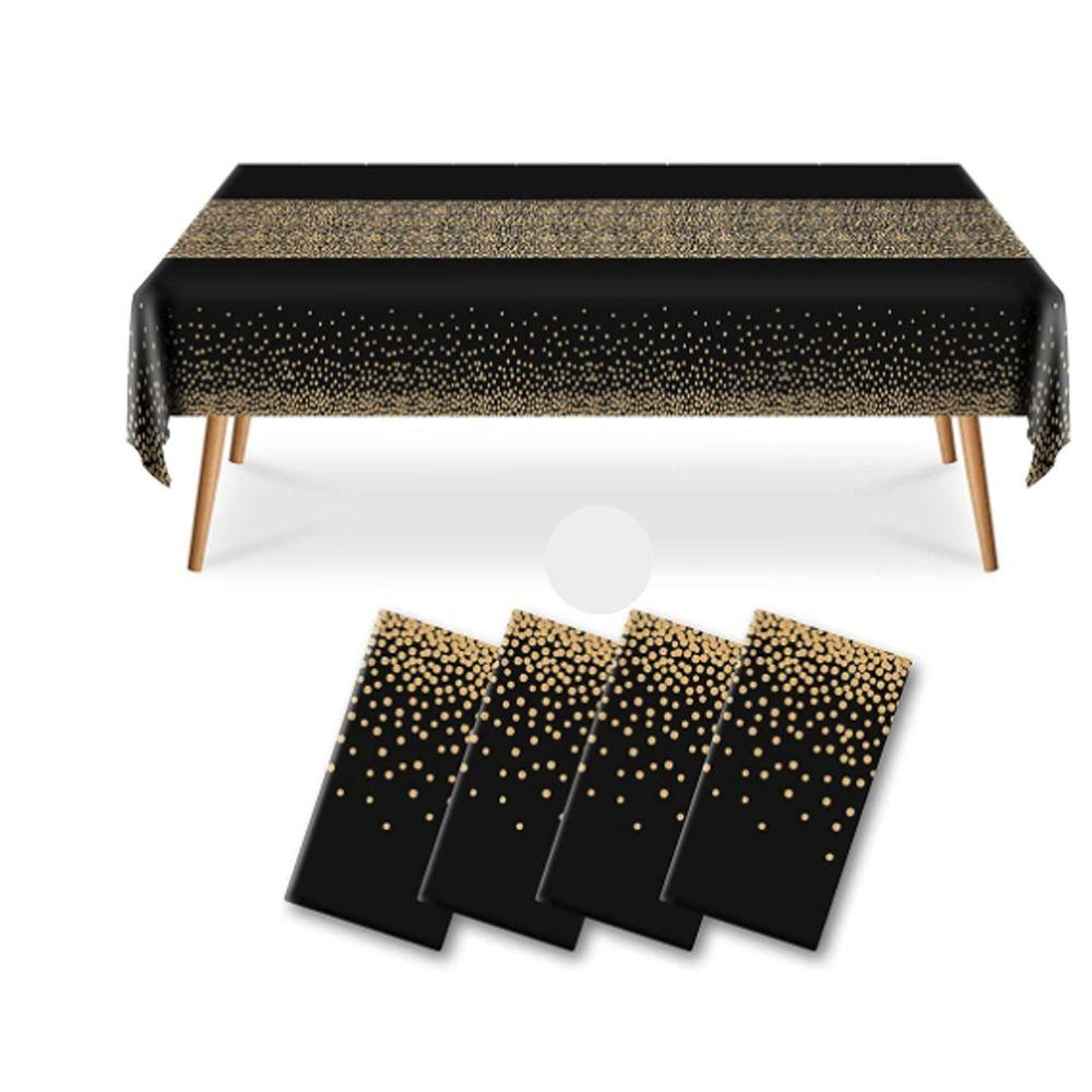 Plastic Disposable Table Decor for Party Tablecover Picnic Cloth Tablecloth Table Runner