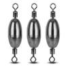 AMYSPORTS Texas Sinker Fishing Sinker with for Hole Shackle and More Barrel, #2 (2.1g), 15-Piece Set, Fishing, Fishing, Eging, Rockfish,