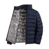 Mens Winter Lightweight Down Jacket Graphene Warm Casual Stand Collar Daily Wear