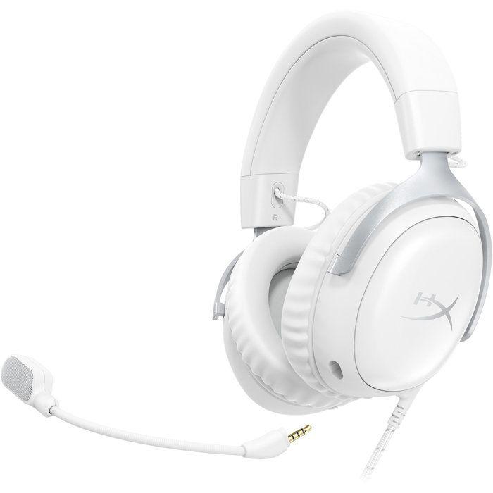 Casque Gamer Filaire - HyperX Cloud III - pour PC & console - Blanc