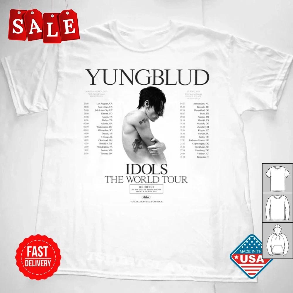 New Yungblud World 2025 Gift For Fans Unisex S5XL Shirt WE515 Unisex T-Shirt