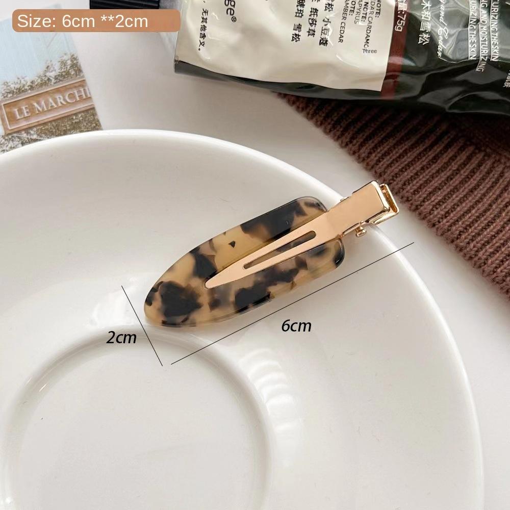 Acetate Seamless Hair Clip Headdress No Bend Barrettes New No Crease Hairpin Women