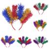 Ladies' Carnival Decoration Headwear Exaggerated Colored Hairbands Hairbands Carnival Party Makeup Ball Dress Up Headbands
