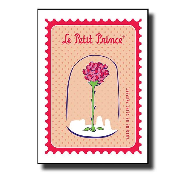 Маленький принц Лис Сказка Постеры и принты Мультяшная марка Настенное искусство Холст Живопись Картина для детской комнаты Домашний декор