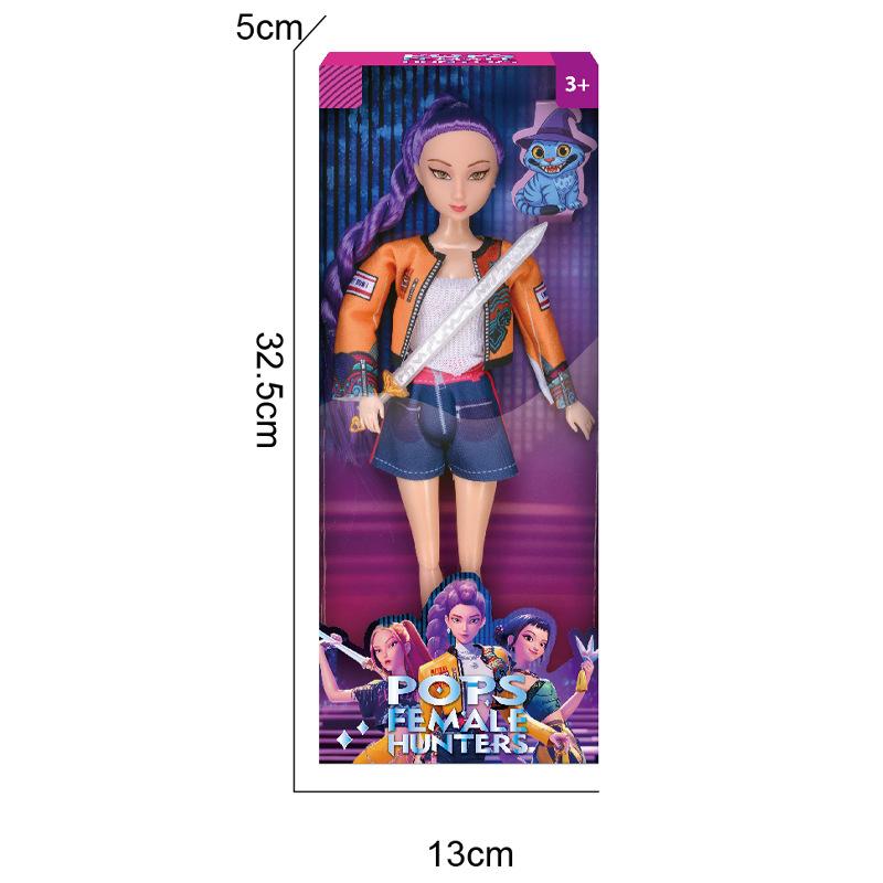 Demon Hunter Girls Doll Legend Demon Boys Band Toy Vinyl Figure 11.5 Inches Collector's Grade Gift 