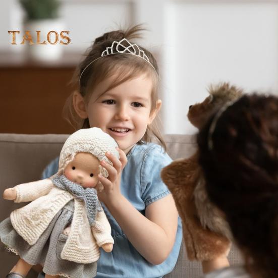 Вальдорфская кукла ручной работы, стильная одежда, выразительные вязаные куклы с мягкими волосами, винтажная вязаная крючком кукла, подарок для семьи, друзей, путешествий, домашнего декора