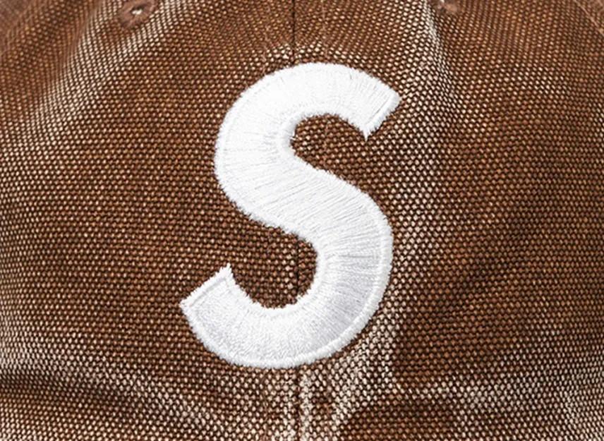 Supreme Pigment Coated S Logo 6-Panel "Brown"