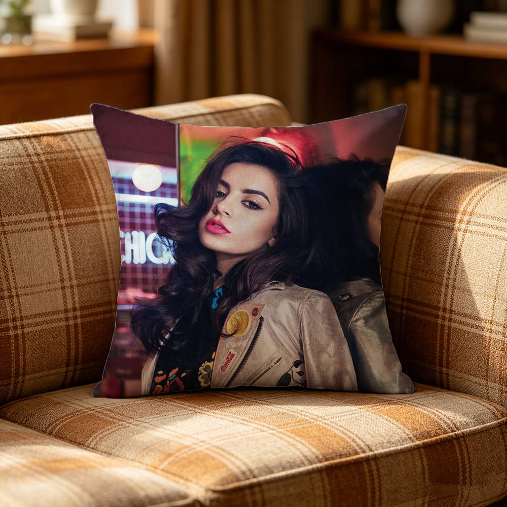 CCharli XCX Retro Pop Style Pillow Case Pattern Printed Pillowcase For Living Room Sofa Cushion Cover