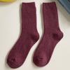 Thicken Mid-Calf Socks Warm Long Stockings New Knitted Socks  Daily Wear