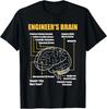 Engineer_s Brain - Funny Sarcastic Engineering Gift Short Sleeve T-Shirt