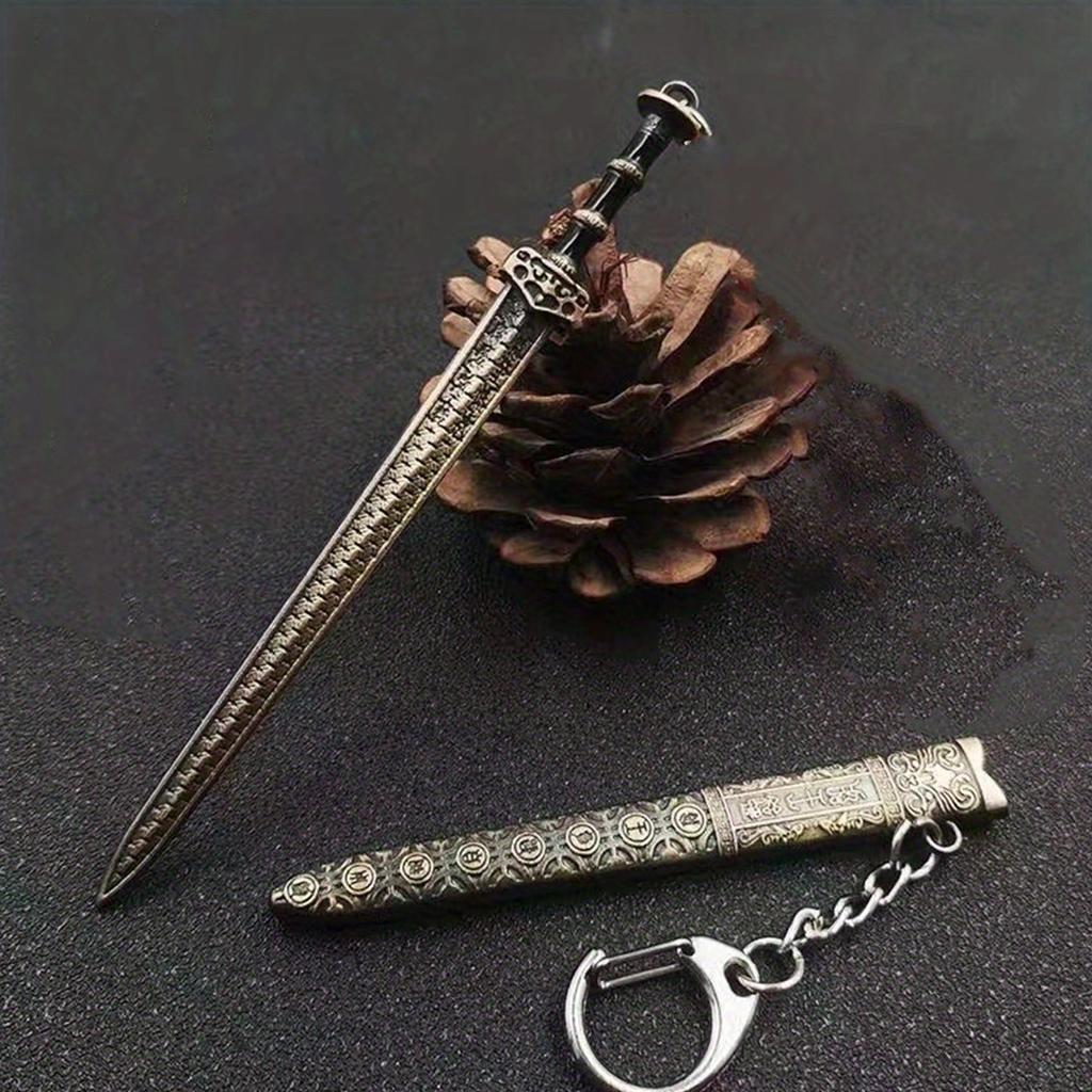 Мужская сумка, подвески, брелок, аксессуары, меч, оружие, игрушка, кулон, металлический брелок, брелок типа меча