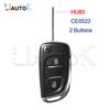 Модифицированный корпус чехла для брелока-ключа для Citroen C2 C4 C5 Xsara Picasso Для Peugeot 306 407 807 Partner Ce0523 Ce0536 Va2 Hu83