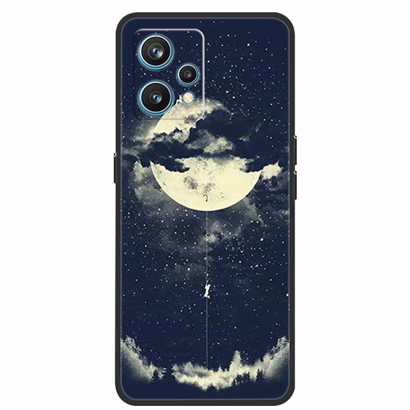 Чехол для Realme 9 RMX3521 Ударопрочный Мягкий силикон ТПУ Задняя крышка Для телефона Realme9 4G Чехлы Realme 9 6,4 дюйма Милый мультяшный чехол-сумка