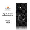 Для Samsung Galaxy S26 S25 S24 Ultra Plus Чехол Magsafe Ультратонкий Матовый Углеродное Волокно Беспроводная Зарядка Магнитное Кольцо Жесткая Крышка