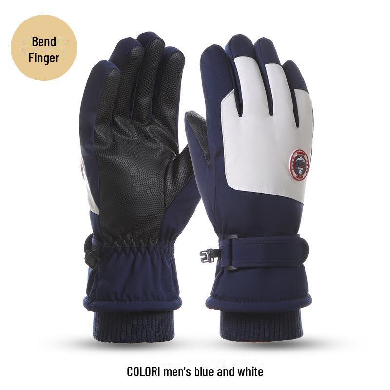 Зимние термоперчатки унисекс: Утепленный, водонепроницаемый, ветрозащитный, нескользящий, идеально подходит для катания на лыжах и велосипеде