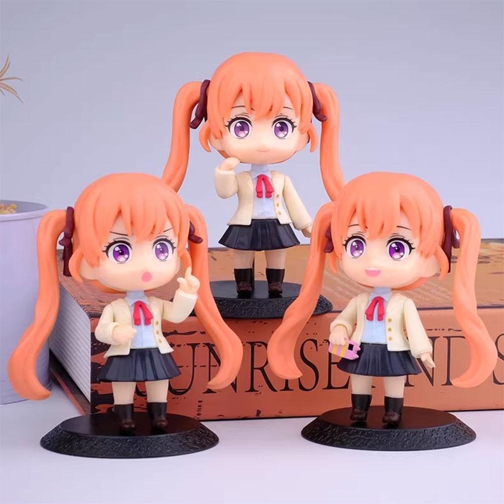 10CM Anime A Couple Of Cuckoos Figure Amano Erika 3 Models Stand Animation Model Toys Gifts Collection Decoration Ornaments PVC