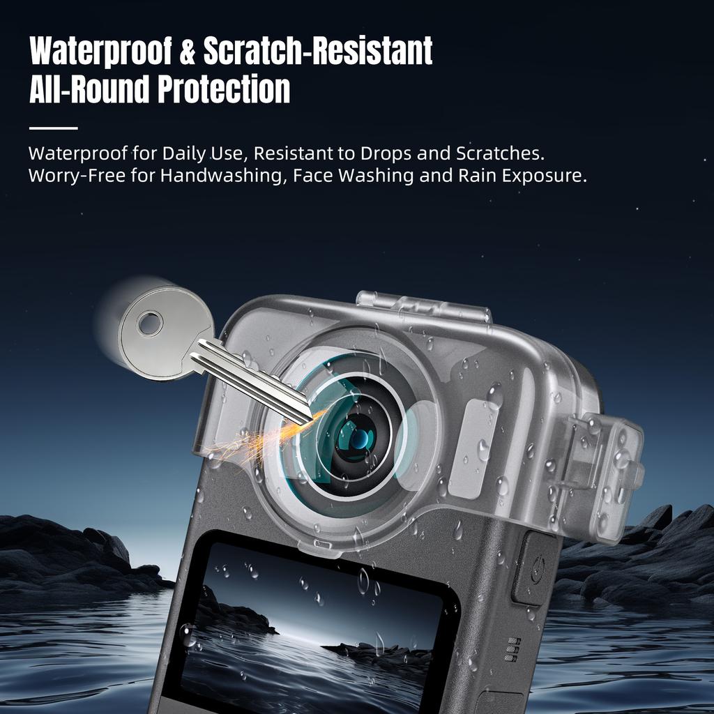 STARTRC Защитная крышка для объектива панорамной камеры DJI Osmo 360 Высокопрозрачная поликарбонатная защита