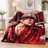Bruno Mars Flannel Throw Blanket Soft Warm Cozy For Sofa Bed Indoor Home Bedroom Use