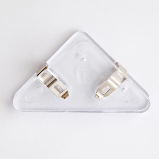 5 шт., прозрачные треугольные угловые зажимы, предотвращающие скручивание книг, многофункциональный файл для документов, угловые зажимы для страниц книги, принадлежности для студентов