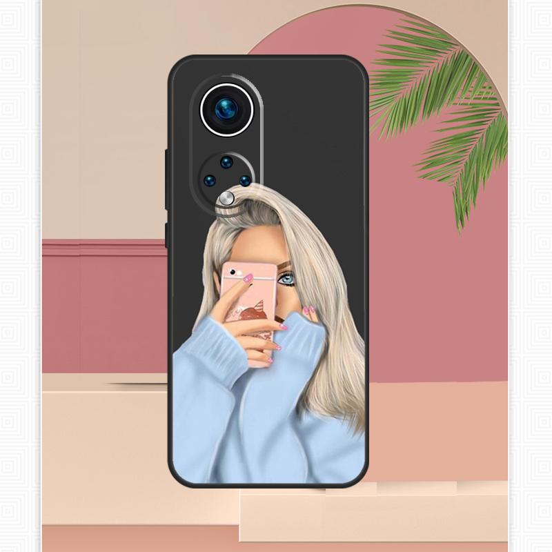 Модный Арт-кейс для девочек для Honor Magic 7 Lite 5 6 8 Pro Honor 400 200 X9c X9b X9a X8b X8a X8c 50 70 90 Чехол