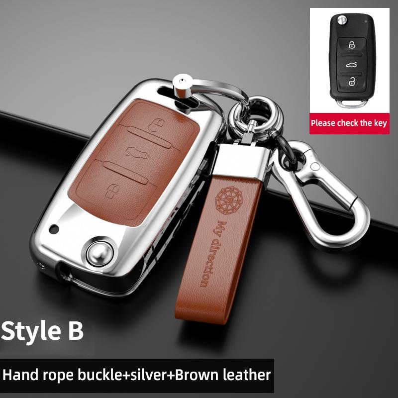 Для VW Volkswagen Polo Golf 4 5 6 7 T5 MK7 Tiguan Passat B6 B5 Skoda Octavia A5 A7 Seat Leon FR 2 Ibiza Ateca чехол для автомобильного ключа Cove
