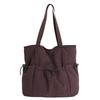 Ladies Nylon Shoulder Tote Bag With Inner Phone Pocket For Daily Outings