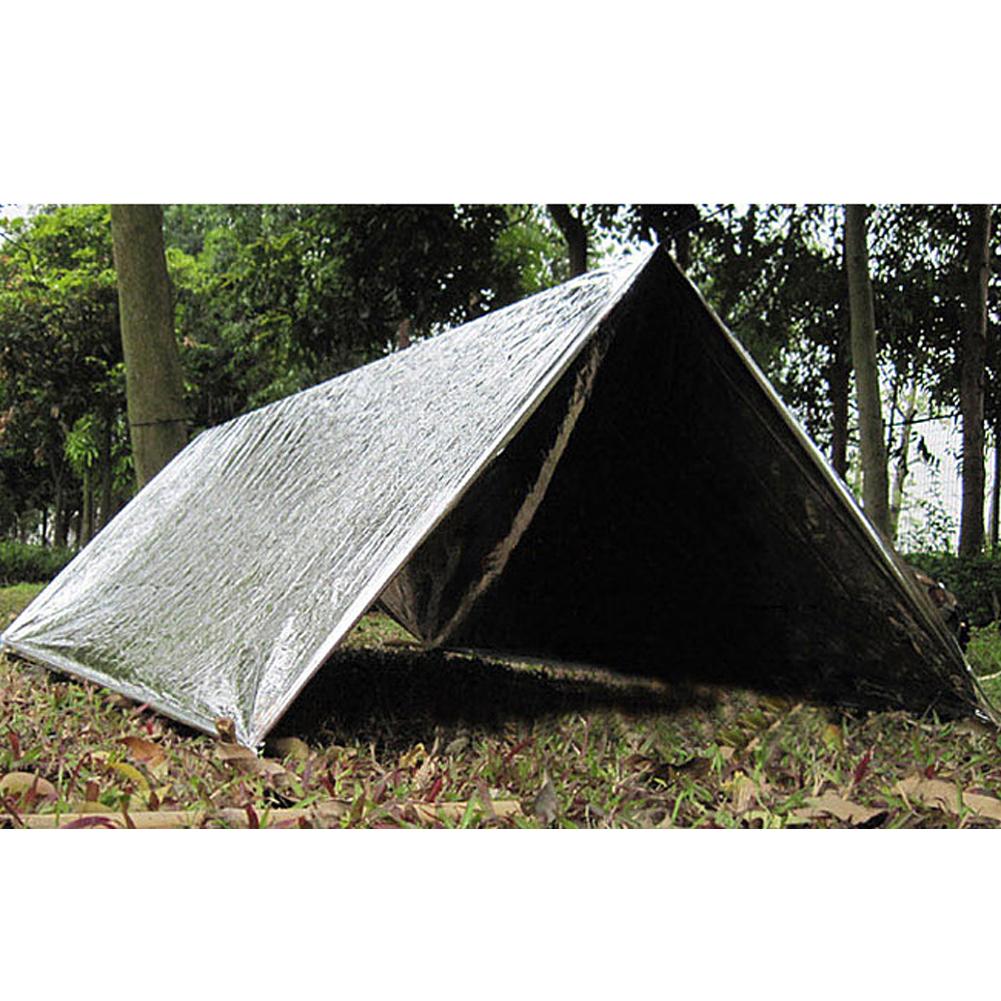 130x210cm Gigantic Space Blanket Emergency Supplies Waterproof Blankets Foil Mylar Thermal Blanket  for Hiking Marathons