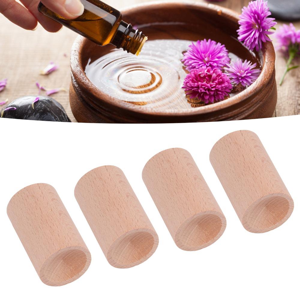 Small Essential Oil Diffuser Cylindrical Wood Aroma Diffuser Beech Wood Diffuser Bedroom Use