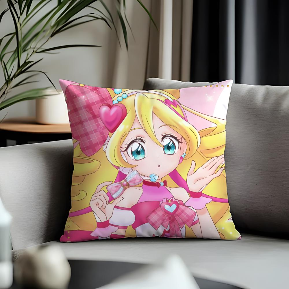 Новая Наволочка для Подушки-Подушки 'Yyou and Idol Pretty Cureed' с Защитой от Пылевых Клещей, Невидимая Молния, Шелковистый Короткий Плюш, Чехол для Подушки Дивана