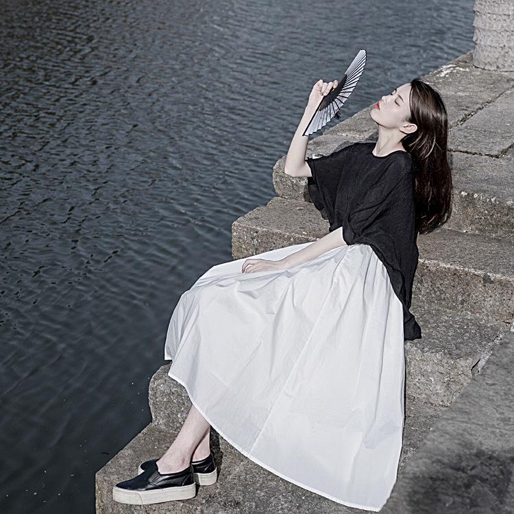 Heavy-Duty Patchwork Yarn Puffy Skirt - 2 Colors