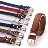 Casual Waist Decoration Trouser Dress Belts Pin Buckle Waistband Leather  Belt Thin Waist Strap