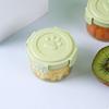 Cat Paw Pattern Lid Sauce Container Round/square Salad Dressing Containers Crisper Box  Honey