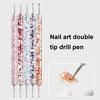 5PCS Nail Dotting Pen Art Kit Dual Head DIY Nail Embossing Tool for Transfer Tracing Paper Nail Design Tools for Nail Art