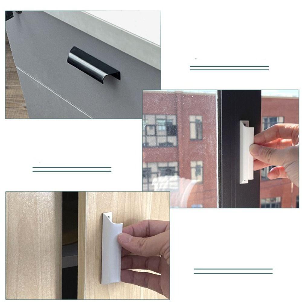 Ручка для раздвижной двери из алюминиевого цинкового сплава, современная дверная ручка для балкона