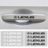 New Fashion Car Door Handle Stickers Tire Rear View Mirror Decals For IS ES GS LS UX NX RX