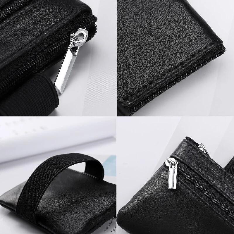 Женский кошелек для монет, мини-сумка из искусственной кожи на запястье, чехол для телефона на молнии, держатель для ключей