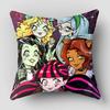 Monster High Наволочка Спальня Дом Офис Декоративная наволочка Квадратные наволочки на молнии Сатиновая ткань 10.16WJY