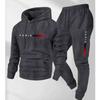 Mens Oversized Hooded Sweatshirt Set Long Sleeve Top Pants Winter Casual Tracksuit