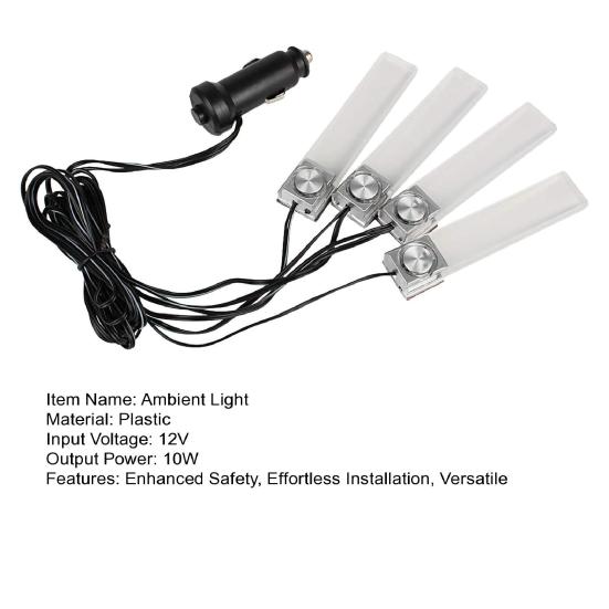 Atmosphere Lamp LED Car Interior Ambient Light Universal Decorative Lamp Atmosphere Floor Accessories