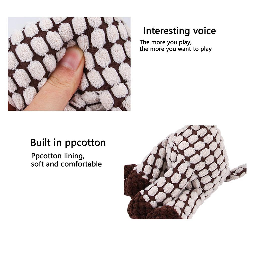 Suitable For Pet Dogs Chewing Teeth Donkey-Shaped Pet Plush Vocal Toys