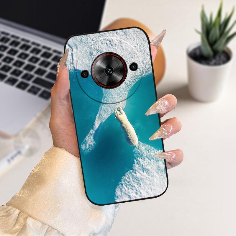 Чехол для Nubia Focus 5G Z2455 Мягкий силиконовый чехол для телефона Для ZTE nubia Focus Милый Модный Цветной Раскрашенный Ударопрочный Бампер Fundas