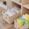 Portable Folding Storage Baskets Rectangular Clothes Sundries Organizer Kids Toys Organizer Closet