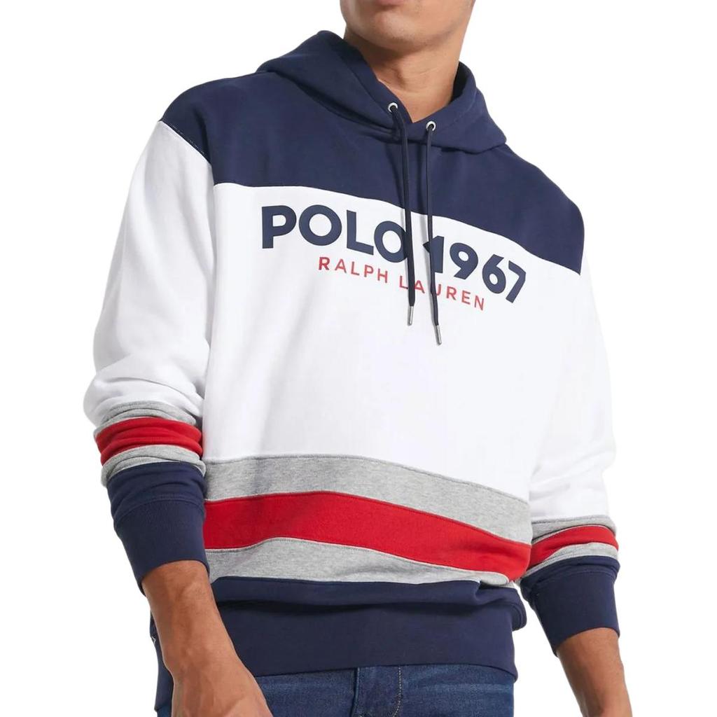Толстовка с капюшоном Polo Ralph Lauren с аппликацией логотипа, с длинным рукавом, мужская, 710781175-001