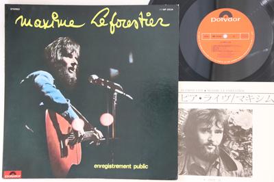 Виниловая пластинка MAXIME LE FORESTIER - Enregistrement Public MP2534 POLYDOR 1974 Япония Рок Б/у